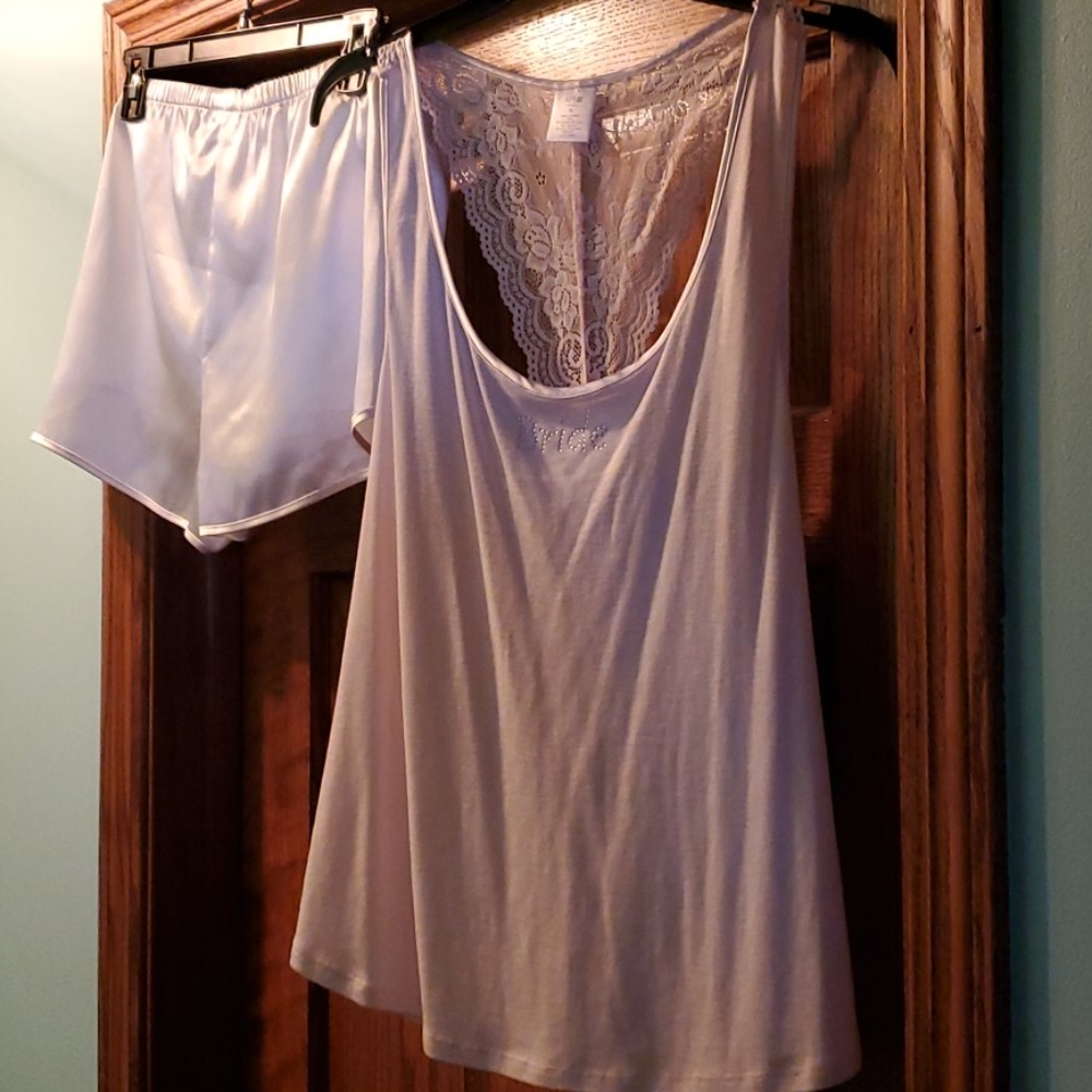 New Womens XL Bride 2pc Pajama Set